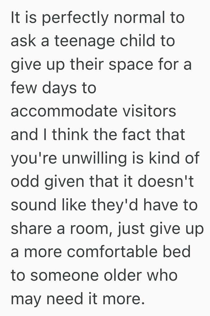Screenshot 2025 07 07 at 11.40.30 AM His Mother Refused To Stay At A Hotel, So He Wondered If It Was Okay To Make Her Sleep On An Air Mattress While His Family Kept Their Rooms